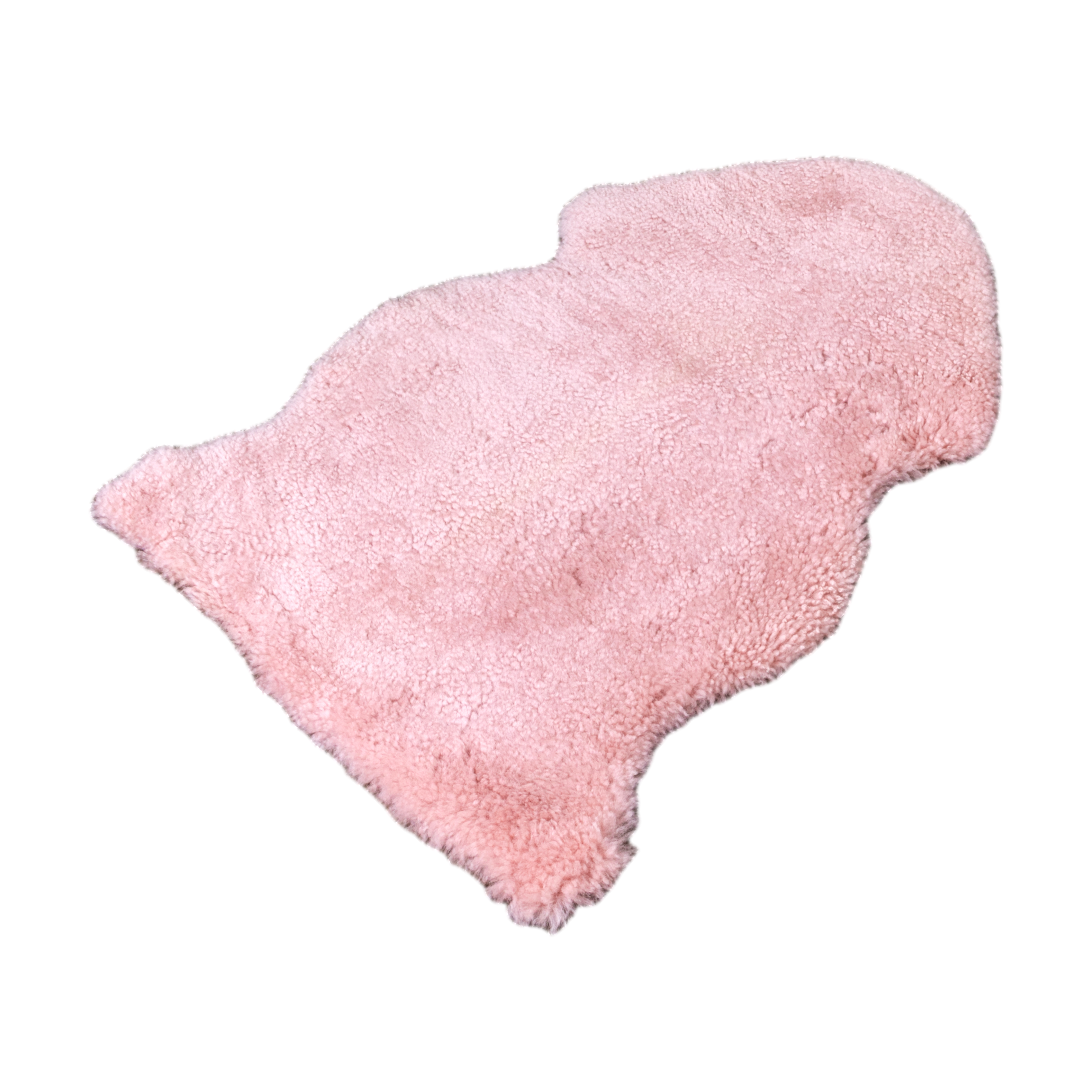 Pink Short Pile Sheepskin Rug